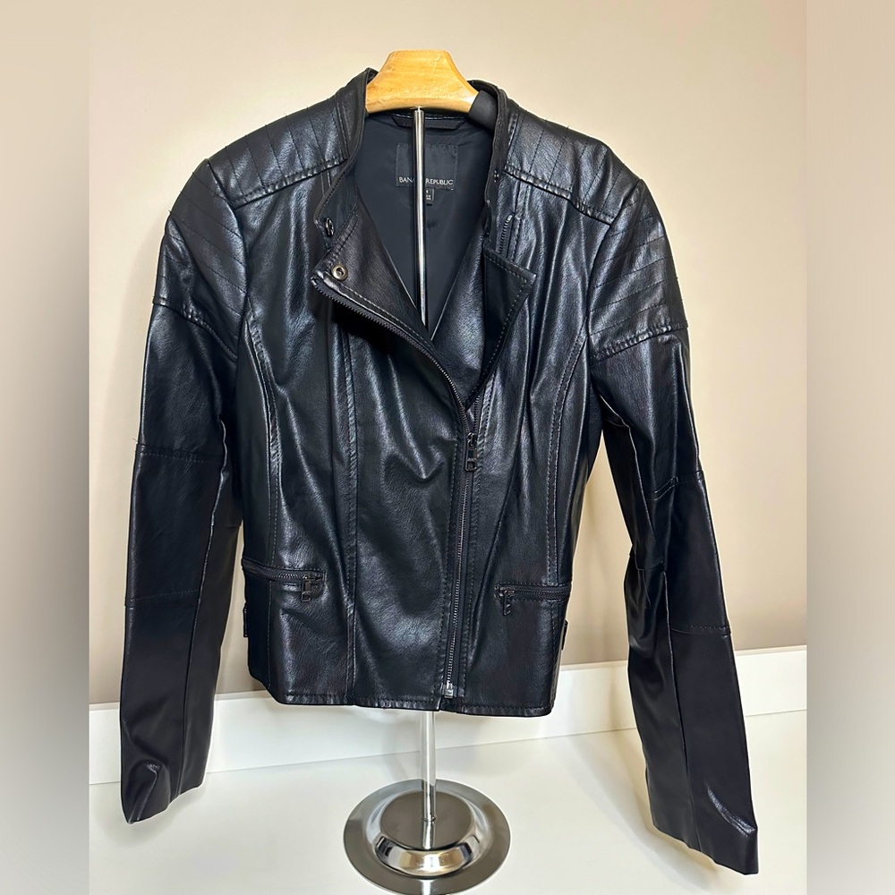 Banana Republic Black Moto Jacket